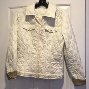 MONCLER off white light jacket